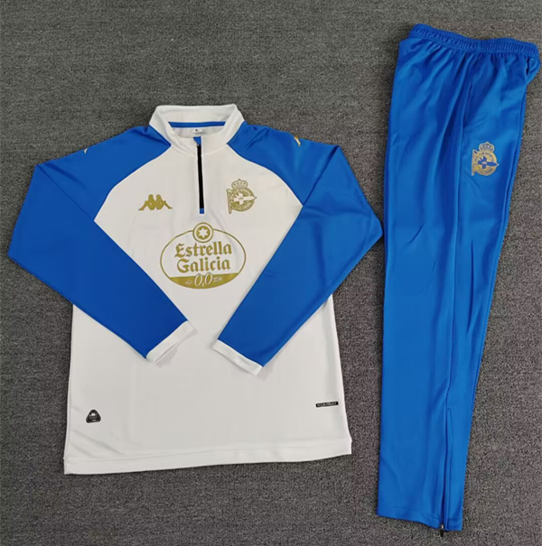 2025-2026 Deportivo La Coruña White Thailand Soccer Tracksuit Uniform-4692