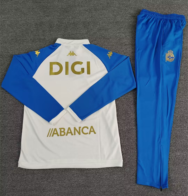 2025-2026 Deportivo La Coruña White Thailand Soccer Tracksuit Uniform-4692