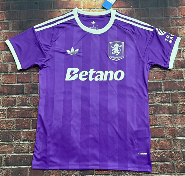 (S-4XL) 2025-2026 Aston Villa Goalkeeper Purple Thailand Soccer Jersey AAA-1424