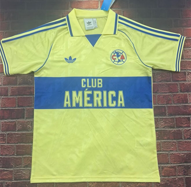 (S-4XL) 2025-2026 Special Edition Club America Yellow Thailand Soccer Jersey AAA-1424