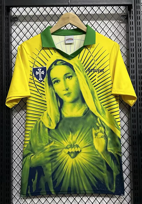 2025-2026 Maria Version Brazil Yellow Thailand Soccer Jersey AAA-6590