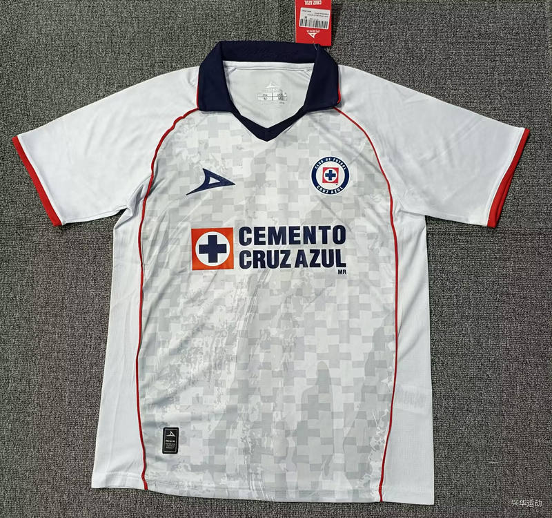 (S-4XL) 2026-2027 Cruz Azul Away White Thailand Soccer Jersey AAA-5378
