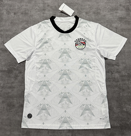 (S-4XL) 2026 Egypt Away White Thailand Soccer Jersey AAA-4506