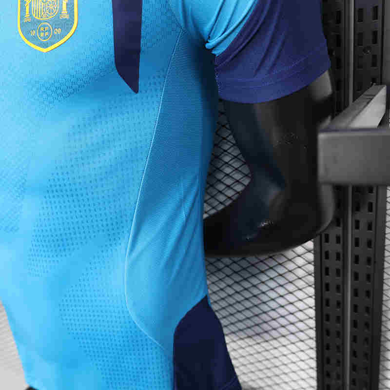 Player Version 2026-2027 Spain Blue Thailand Soccer Training Jersey AAA-888