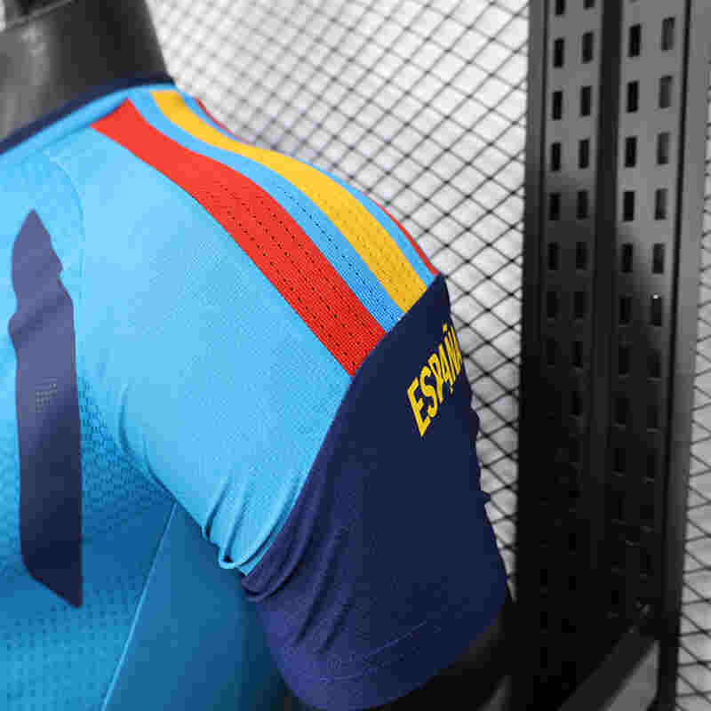 Player Version 2026-2027 Spain Blue Thailand Soccer Training Jersey AAA-888
