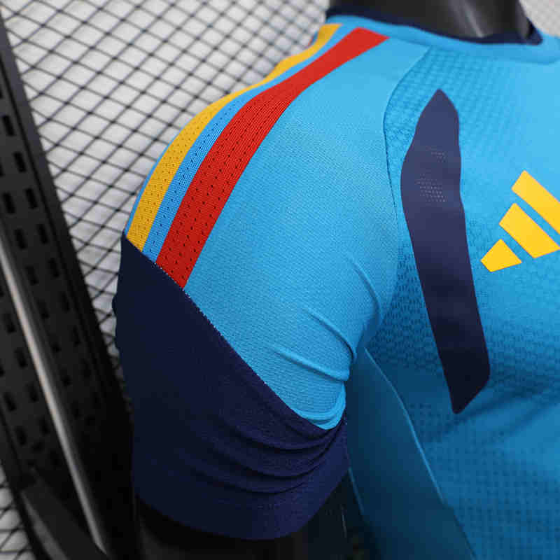 Player Version 2026-2027 Spain Blue Thailand Soccer Training Jersey AAA-888