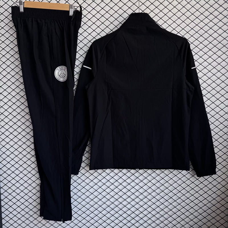 2025-2026 Paris SG Black Thailand Trench Coat Suit-2315