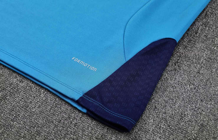 2026-2027 Spain Light Blue Kids/Youth Soccer Tracksuit-2315