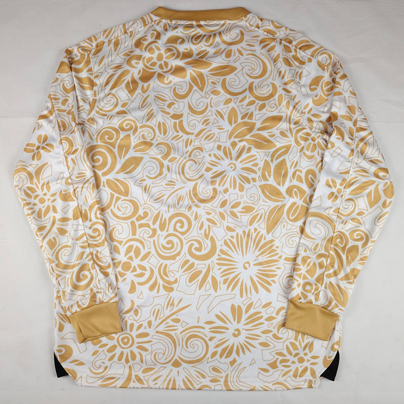 (S-4XL) 2025-2026 Arabic Palestine Camouflage Tender Gold LS Thailand Soccer Jersey AAA-2038
