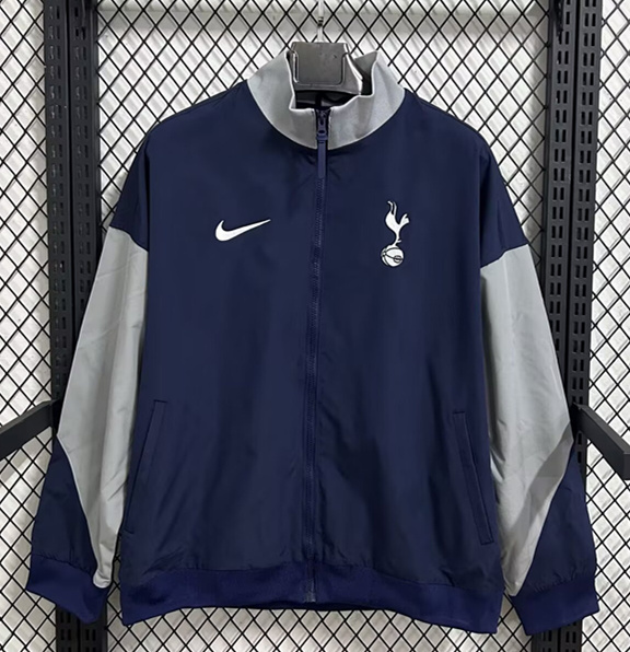 2025-2026 Tottenham Hotspur Royal Blue (Waterproof) Thailand Soccer Trench Coat-7209