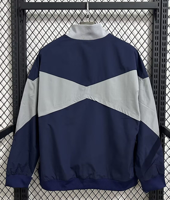 2025-2026 Tottenham Hotspur Royal Blue (Waterproof) Thailand Soccer Trench Coat-7209