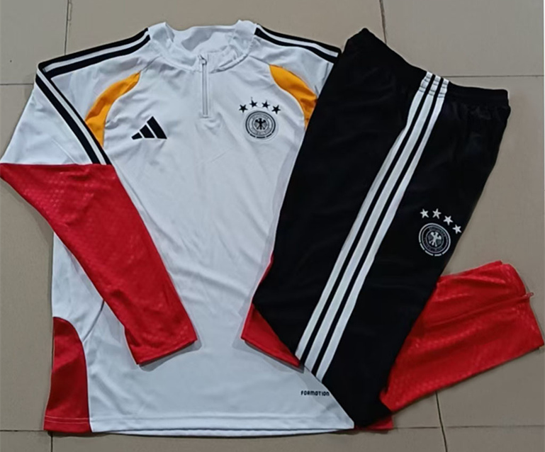 2026-2027 Germany White Thailand Soccer Tracksuit-815