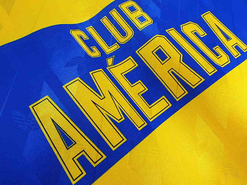 Retro Commemorative Edition Club America Home Yellow Thailand Soccer Jersey AAA-C1046