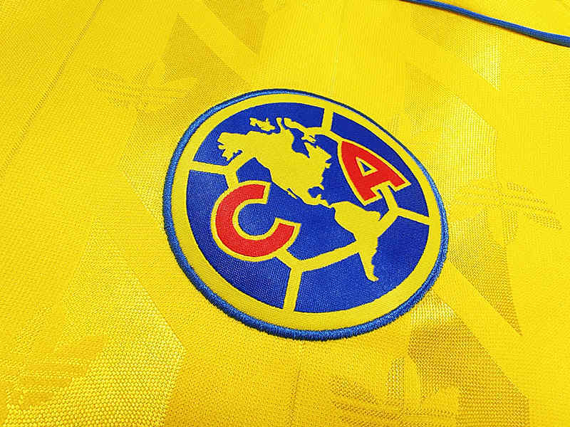 Retro Commemorative Edition Club America Home Yellow Thailand Soccer Jersey AAA-C1046