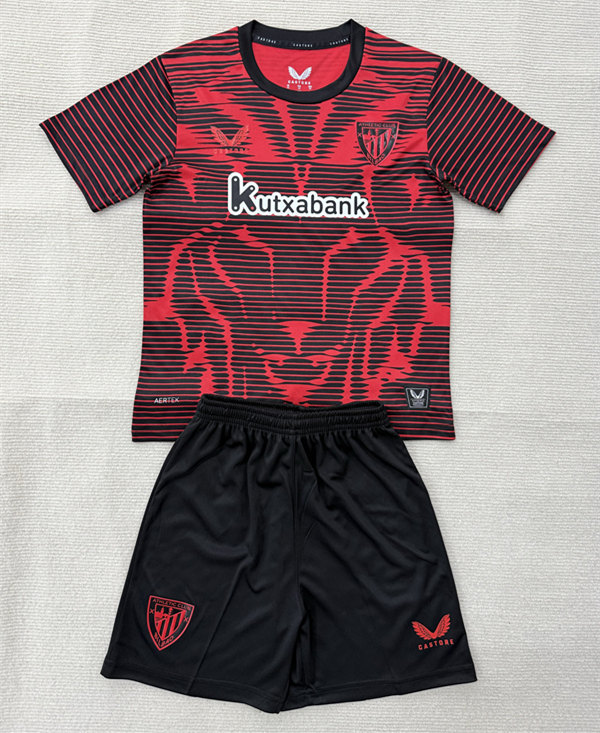 2025-2026 Athletic Bilbao 4th Away Red Soccer Unifrom-AY
