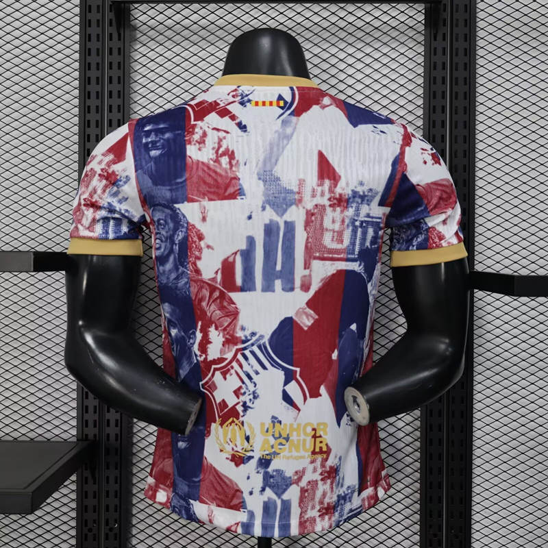 Player Version 26-27 Special Edition Barcelona White&Blue&Red Thailand Soccer Jersey AAA-888