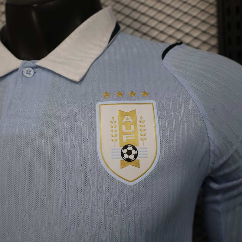 Player Version 2026-2027 Uruguay Home Light Blue LS Thailand Soccer Jersey AAA-888