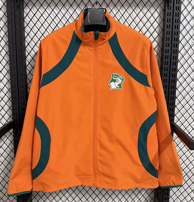 2025-2026 Ivory Coast Orange Reversible Trench Coats -7209
