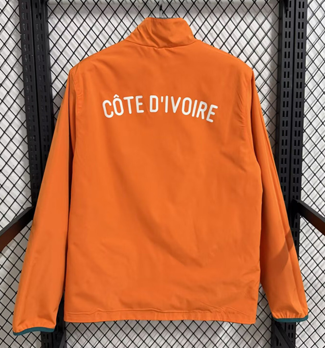 2025-2026 Ivory Coast Orange Reversible Trench Coats -7209