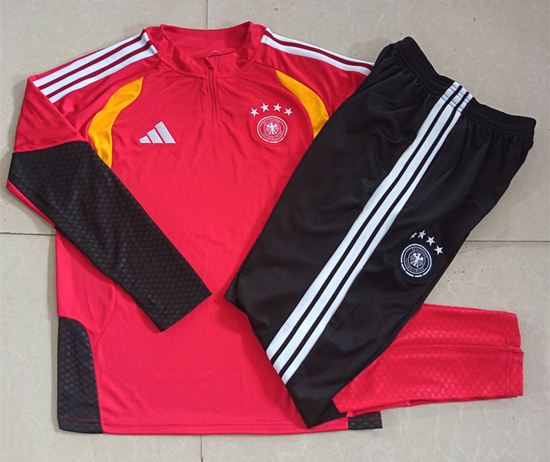 2026-2027 Germany Red Thailand Soccer Tracksuit-815