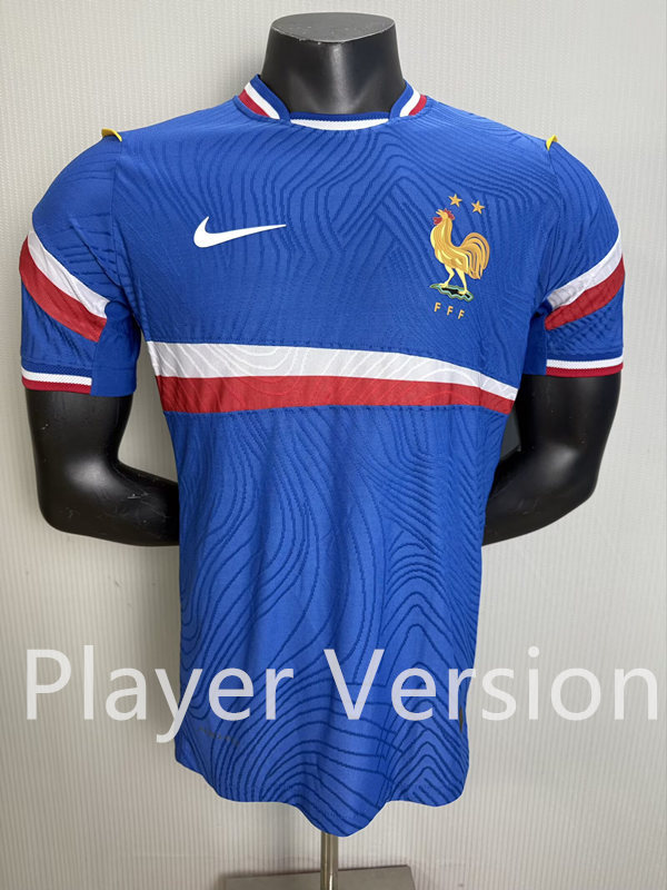Player Version 2026-2027 France Home Blue Thailand Soccer Jersey AAA-6352