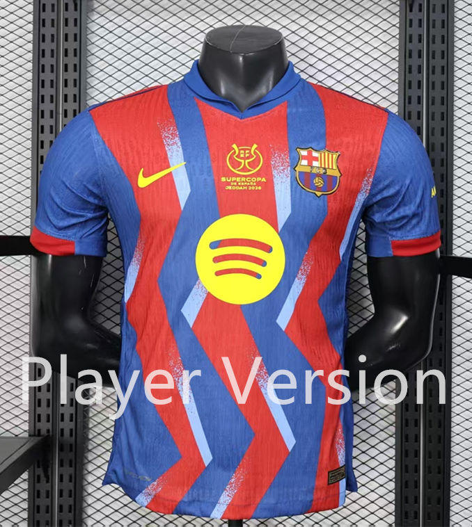 Player Version 2026-2027 Barcelona Blue&Red Thailand Soccer Jersey AAA-888