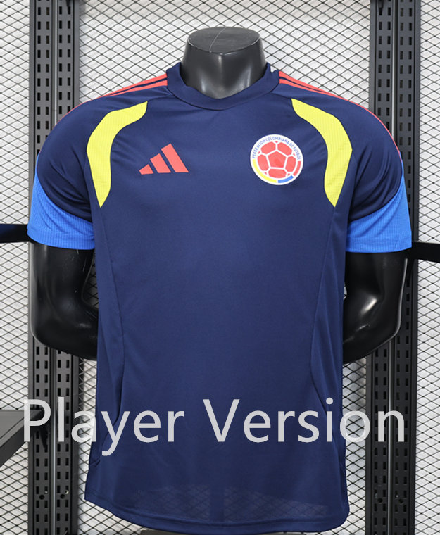 Player Version 2026-2027 Colombia Blue Thailand Soccer Training Jersey AAA-888