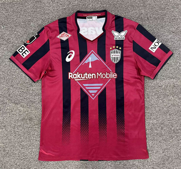 (S-4XL) 2026-2027 Vissel Kobe Home Red Thailand Soccer Jersey AAA-512