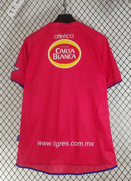 Retro Version 2001-2002 Tigres UANL Away Red Thailand Soccer Jersey AAA-2851