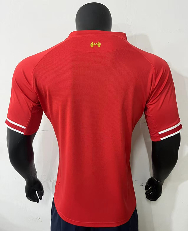 Retro Version 2013-2014 Liverpool Home Red Thailand Soccer Jersey AAA-0871