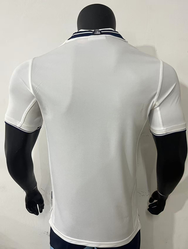 Retro Version 1999-2001 England Home White Thailand Soccer Jersey AAA-0871