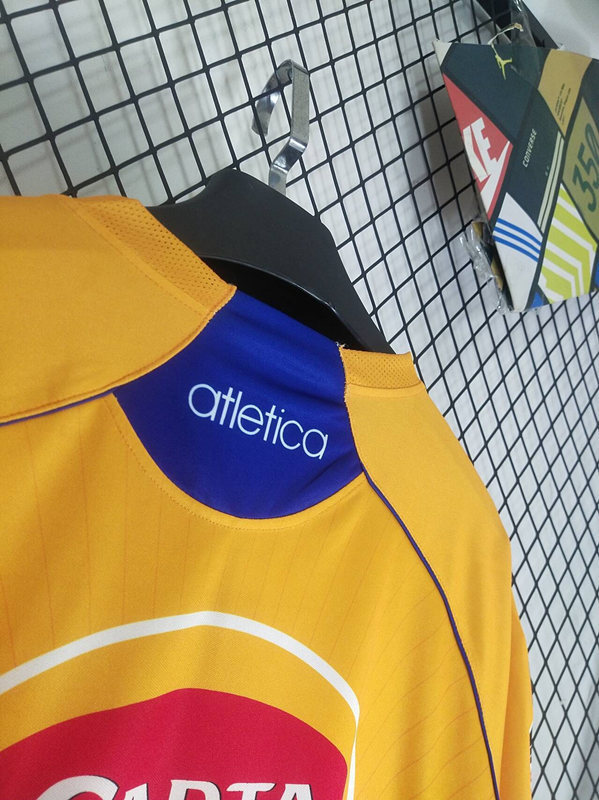 Retro Version 2005 Tigres UANL Home Yellow Thailand Soccer Jersey AAA-2851