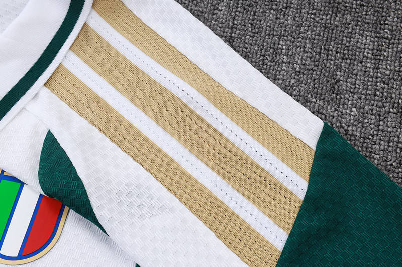 Player Version 2026-2027 Italy White Thailand Soccer Uniform-9926