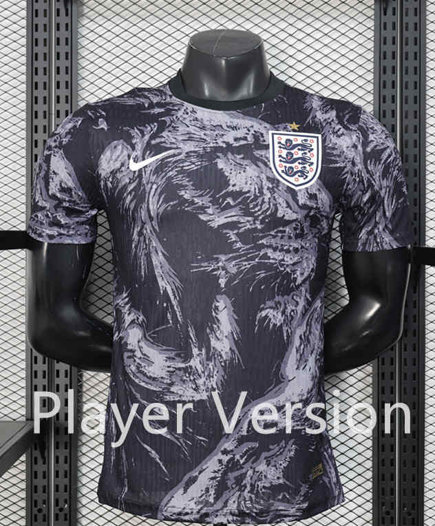 Player Version 2026-2027 Special Version England Black&Grey Thailand Soccer Jersey AAA-888