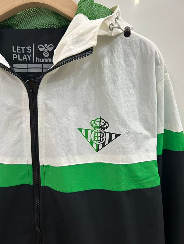 2025-2026 Real Betis Black &White Thailand Trench Coats-0255