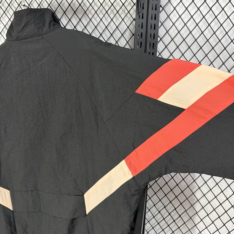 (S-3XL) 2026-2027 Manchester United Black Thailand Soccer Trench Coat-0485