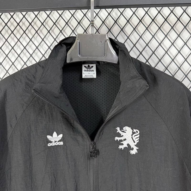 (S-3XL) 2026-2027 Manchester United Black Thailand Soccer Trench Coat-0485