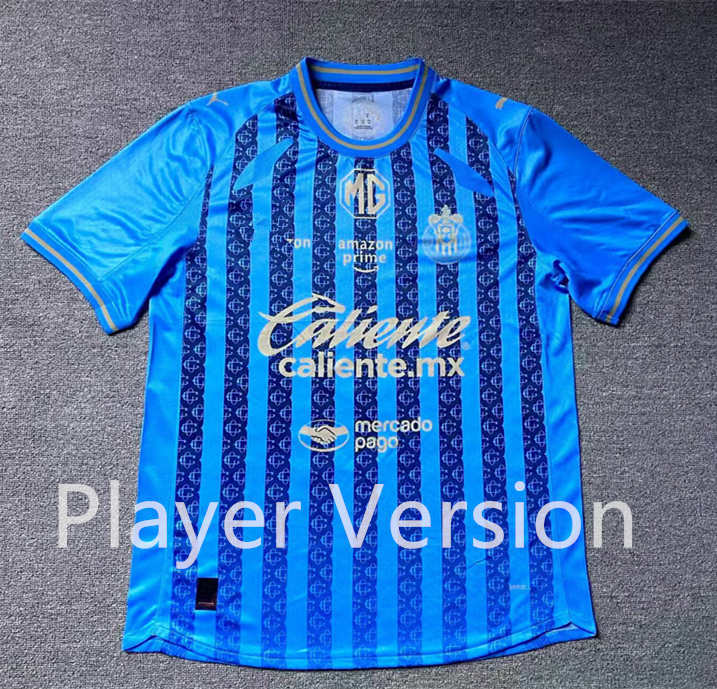 (S-4XL) Player Version 2026-27 Deportivo Guadalajara 2nd Away Blue Thailand Soccer Jersey AAA-912