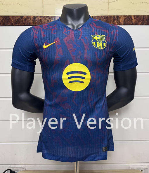 Player Version 2025-2026 Special Version Barcelona Red&Blue Thailand Soccer Jersey AAA-6057