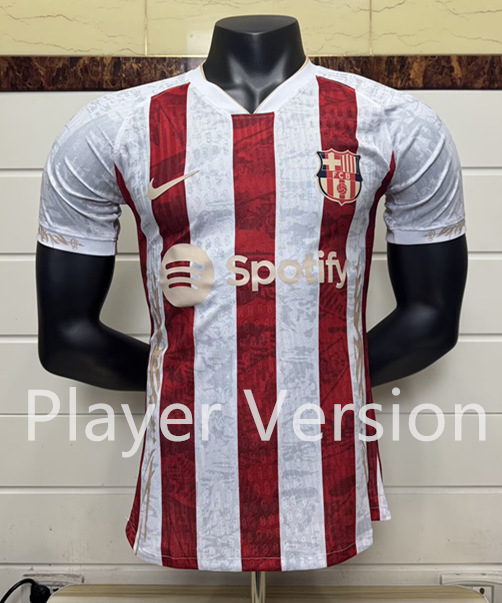 Player Version 2025-2026 Special Version Barcelona Red&White Thailand Soccer Jersey AAA-6057