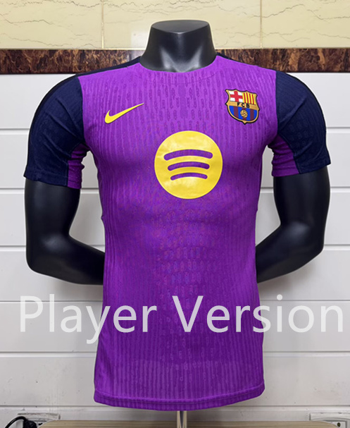 Player Version 2025-2026 Special Version Barcelona Purple Thailand Soccer Jersey AAA-6057