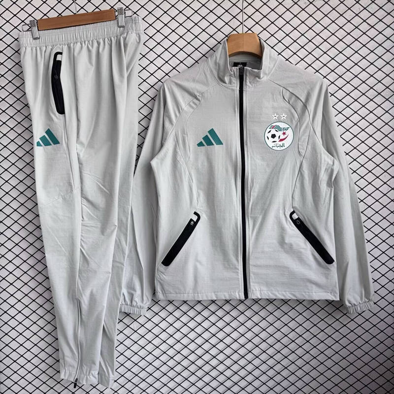 2026-2027 Algeria Light Grey Reversible Trench Coats uniform-2315