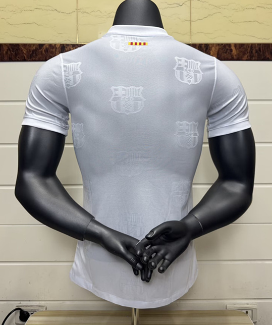 Player Version 2025-2026 Special Version Barcelona White Thailand Soccer Jersey AAA-6057