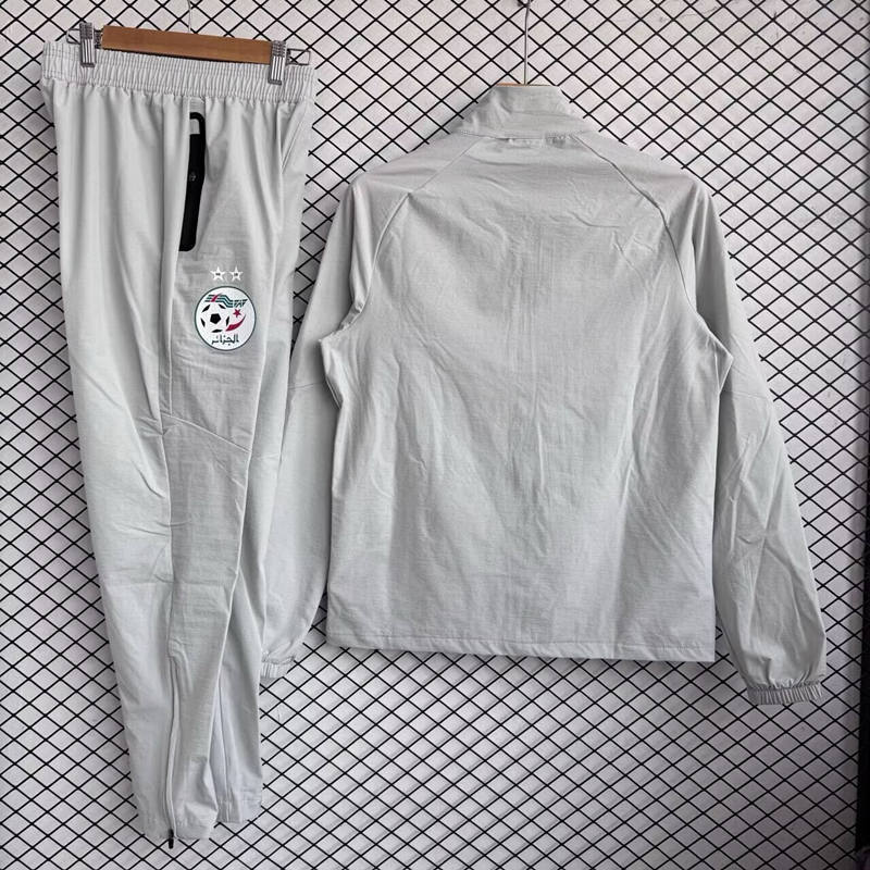 2026-2027 Algeria Light Grey Reversible Trench Coats uniform-2315