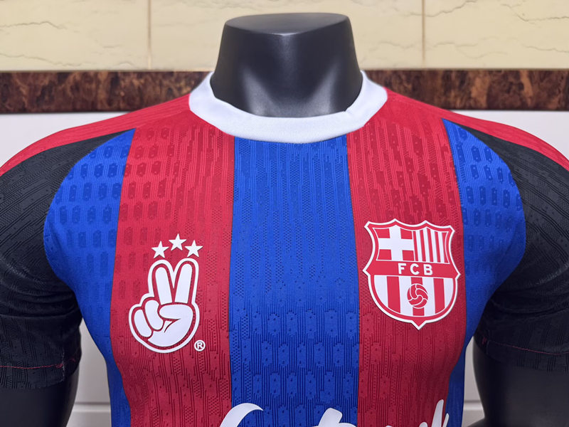 Player Version 2025-2026 Special Version Barcelona Red&Blue Thailand Soccer Jersey AAA-6057