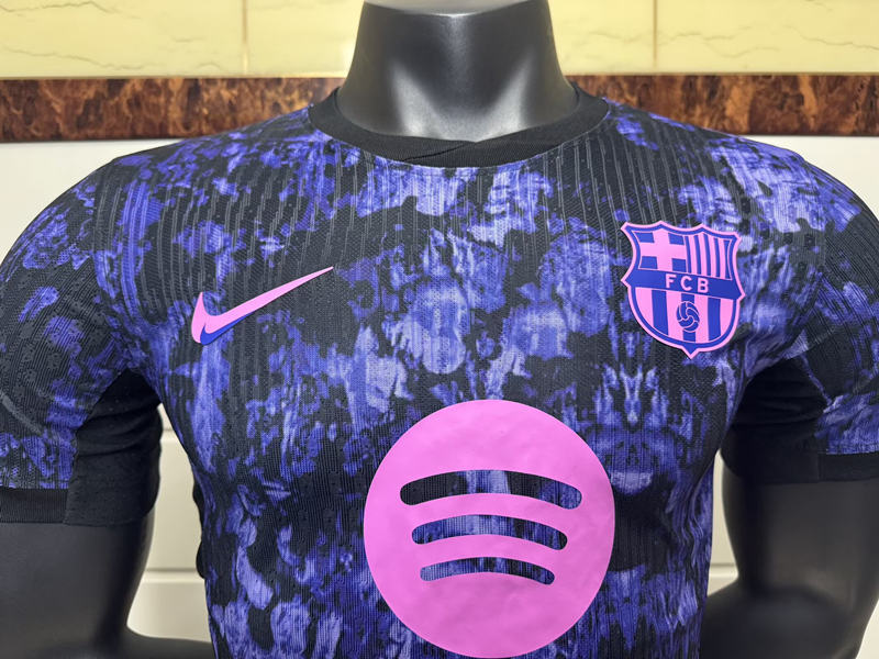 Player Version 2025-2026 Special Version Barcelona Black Purple Thailand Soccer Jersey AAA-6057