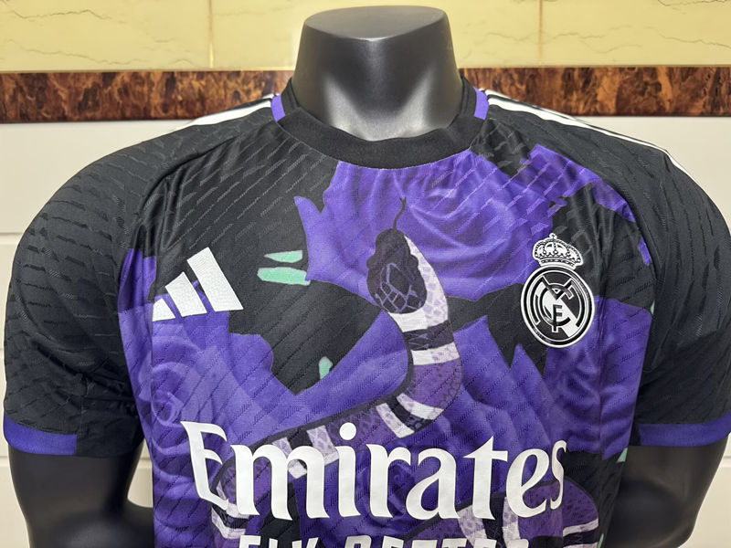Player Version 2025-2026 Special Version Real Madrid Black&Purple Thailand Soccer Jersey-6057