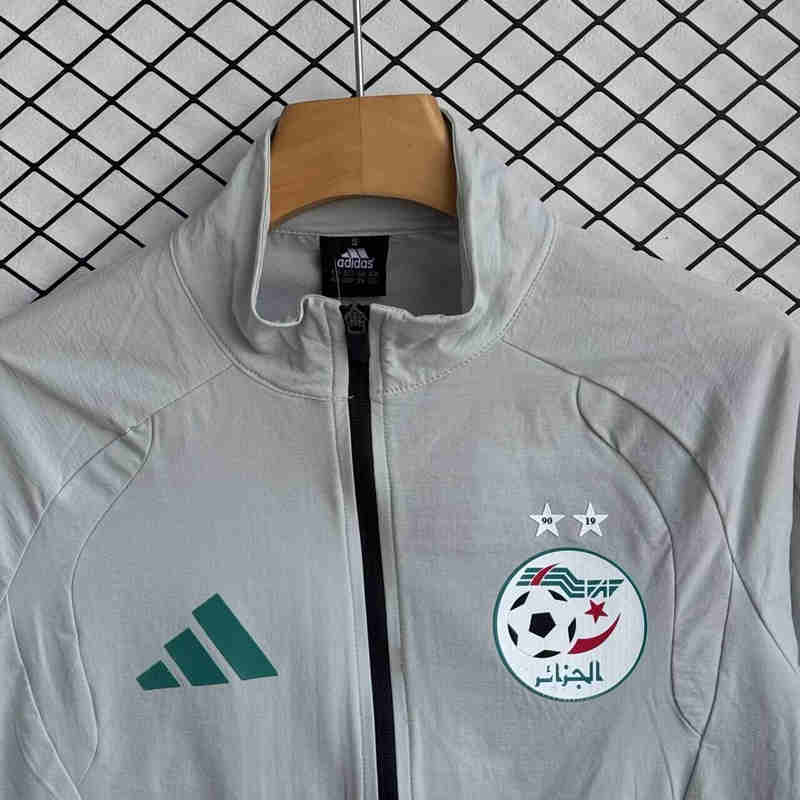 2026-2027 Algeria Light Grey Reversible Trench Coats uniform-2315