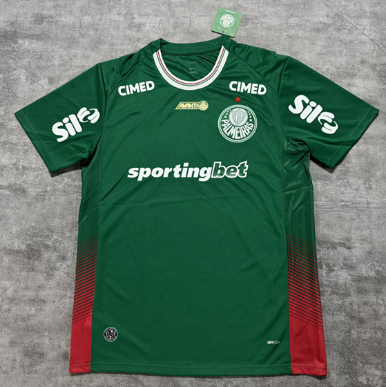 (S-4XL) (With All Ad) 2026-2027 SE Palmeiras Home Green Thailand Soccer Jersey AAA-4506