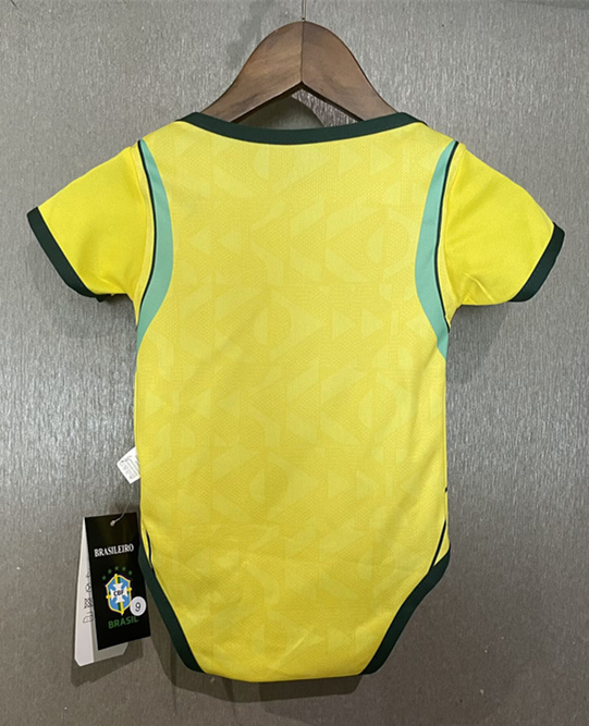 2026-2027 Brazil Home Yellow Baby Soccer Uniform-7411